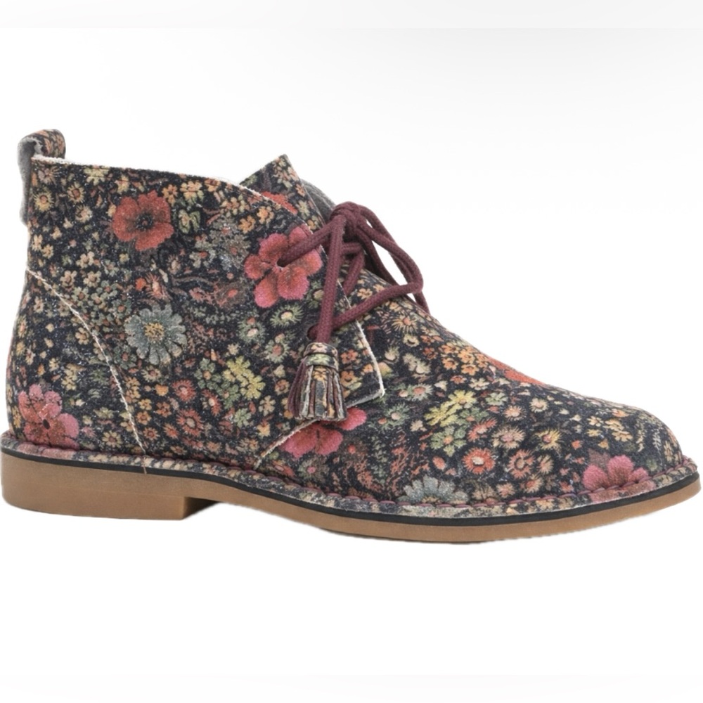 - Hush puppies Cyra Catelyn ankle boots multi  floral  suede ankle boots s…